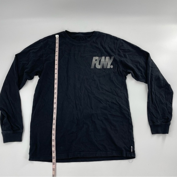 Flight club NYC FCNY graphic black minimal streetstyle long sleeve tshirt unisex - Picture 6 of 8